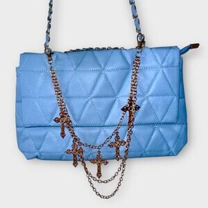 Blue Envelope Style Bag